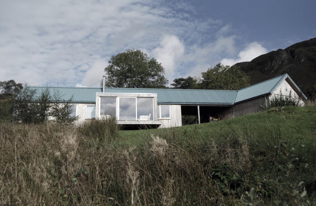 Resonant Architecture Zero Carbon Bothy view to north