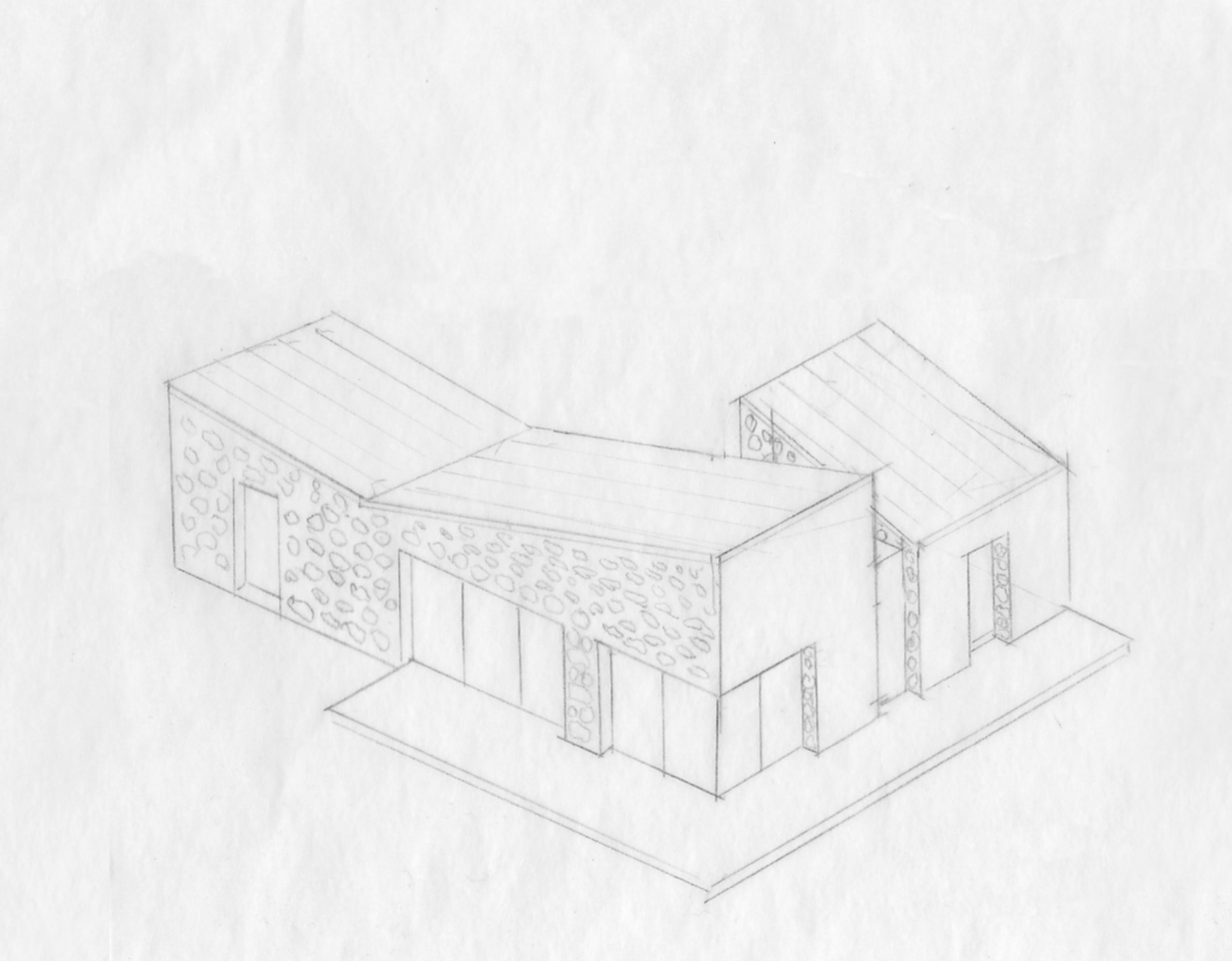 Cotswolds architects Resonant Architecture annexe drawing